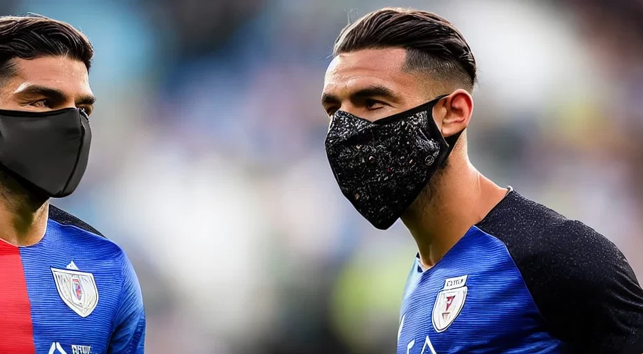 why do soccer players wear face masks