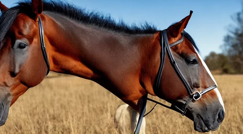 why do horses wear face masks