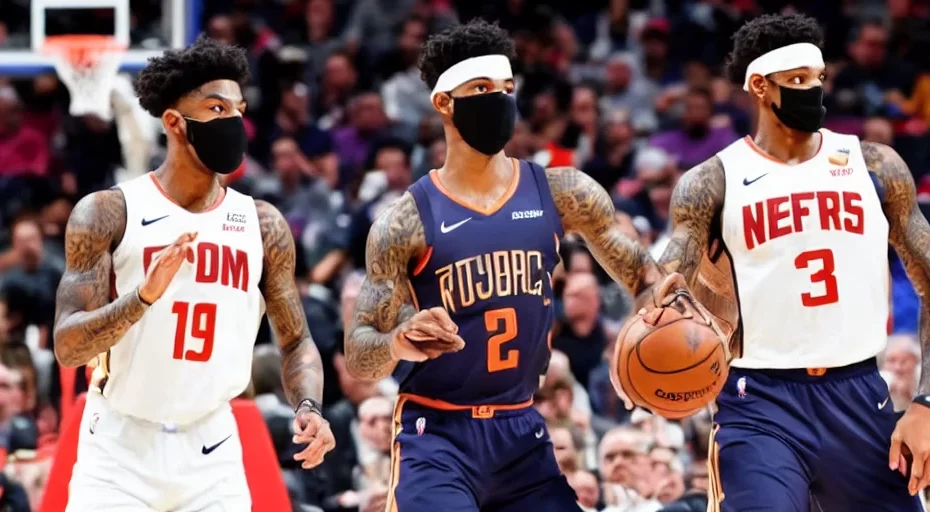 why is ja morant wearing a face mask tonight